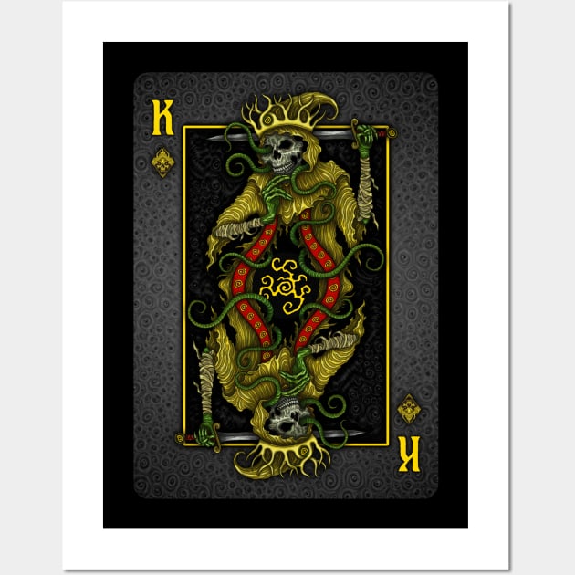 Suicide King in Yellow - Azhmodai 2020 Wall Art by azhmodai